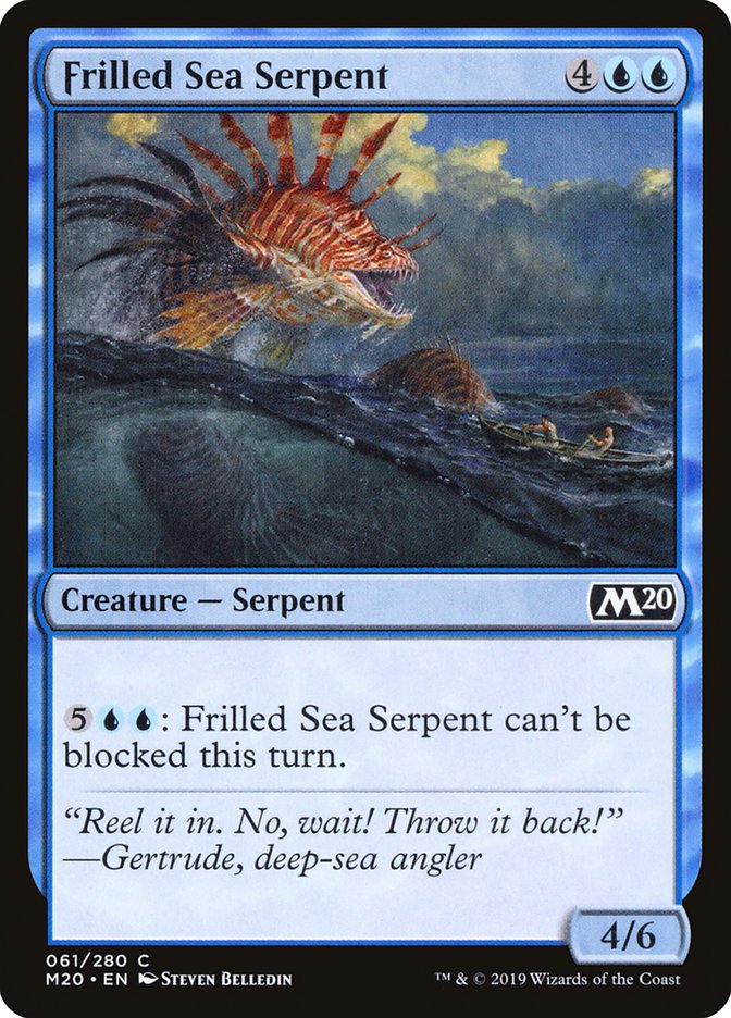 Frilled Sea Serpent [Core Set 2020] | Gaming Infinity