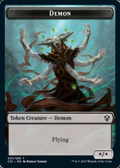 Demon // Fungus Beast Double-Sided Token [Commander 2021 Tokens] | Gaming Infinity