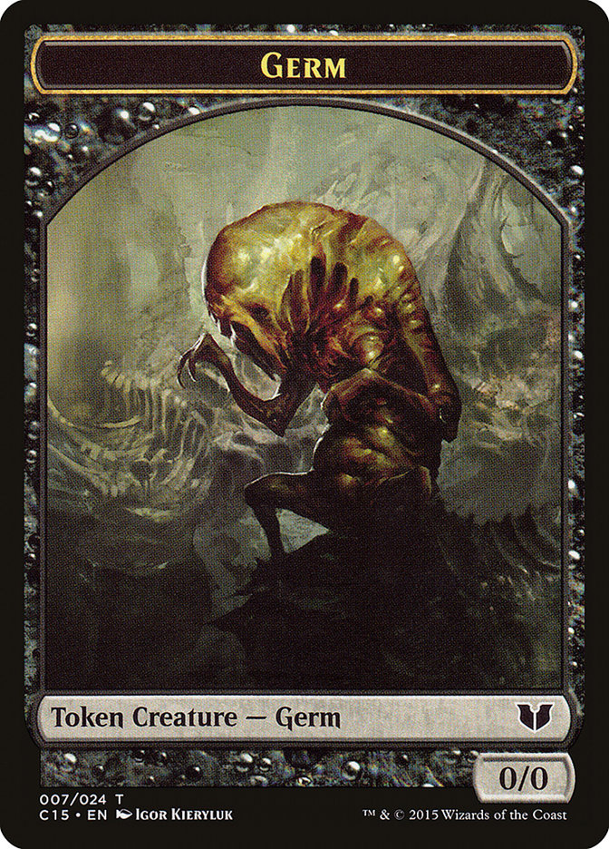 Germ // Zombie Double-Sided Token [Commander 2015 Tokens] | Gaming Infinity