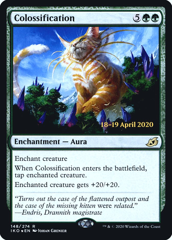 Colossification  [Ikoria: Lair of Behemoths Prerelease Promos] | Gaming Infinity