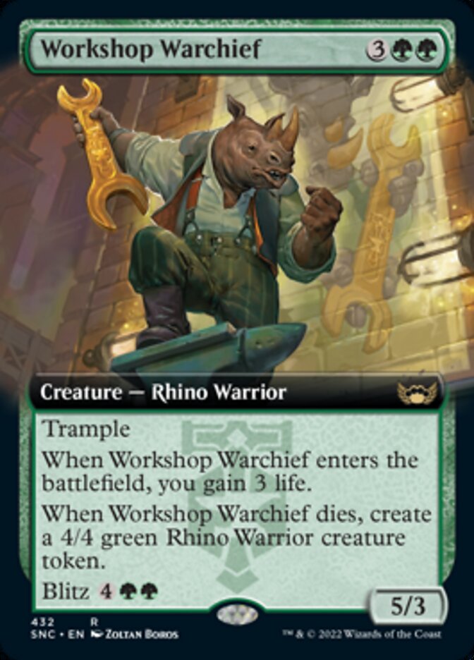 Workshop Warchief (Extended Art) [Streets of New Capenna] | Gaming Infinity