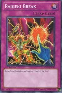 Raigeki Break [Starter Deck: Duelist Toolbox] [5DS3-EN032] | Gaming Infinity