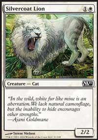 Silvercoat Lion [Magic 2011] | Gaming Infinity