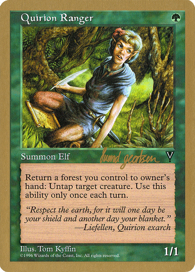 Quirion Ranger (Svend Geertsen) [World Championship Decks 1997] | Gaming Infinity