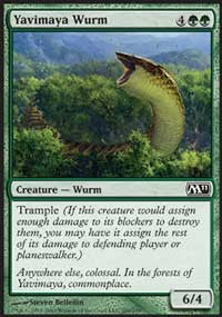 Yavimaya Wurm [Magic 2011] | Gaming Infinity