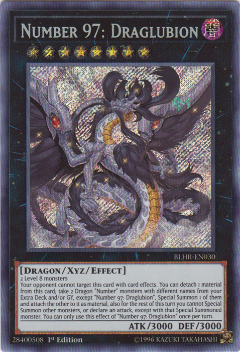 Number 97: Draglubion [BLHR-EN030] Secret Rare | Gaming Infinity