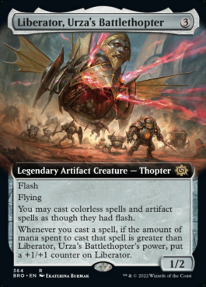 Liberator, Urza's Battlethopter (Extended Art) [The Brothers' War] | Gaming Infinity