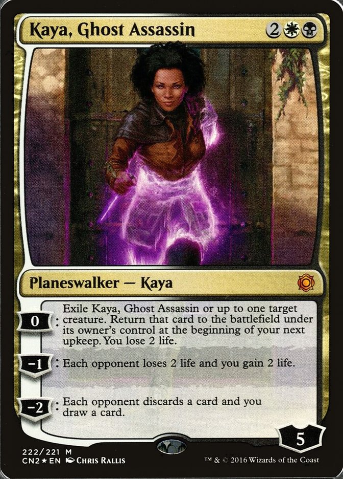 Kaya, Ghost Assassin (222/221) [Conspiracy: Take the Crown] | Gaming Infinity