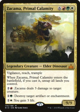 Zacama, Primal Calamity [Rivals of Ixalan Promos] | Gaming Infinity