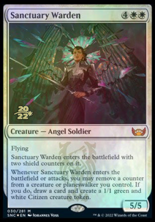 Sanctuary Warden [Streets of New Capenna Prerelease Promos] | Gaming Infinity