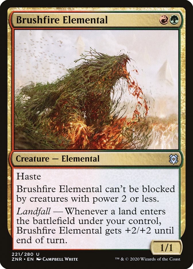 Brushfire Elemental [Zendikar Rising] | Gaming Infinity