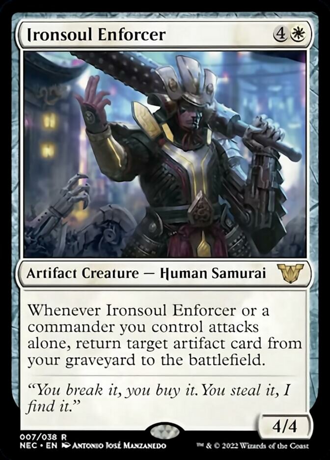 Ironsoul Enforcer [Kamigawa: Neon Dynasty Commander] | Gaming Infinity