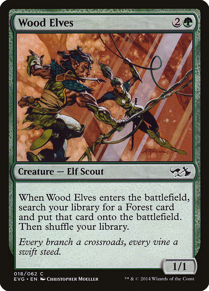 Wood Elves (Elves vs. Goblins) [Duel Decks Anthology] | Gaming Infinity