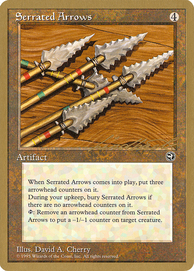 Serrated Arrows (Leon Lindback) [Pro Tour Collector Set] | Gaming Infinity