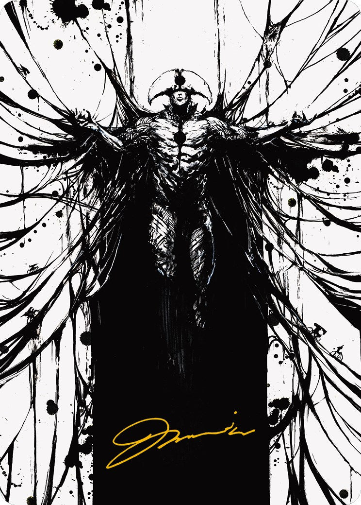 Sinew Dancer Art Card (Gold-Stamped Signature) [Phyrexia: All Will Be One Art Series] | Gaming Infinity