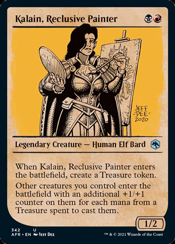 Kalain, Reclusive Painter (Showcase) [Dungeons & Dragons: Adventures in the Forgotten Realms] | Gaming Infinity