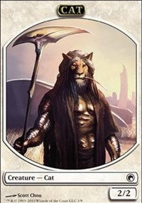 Cat Token [Scars of Mirrodin Tokens] | Gaming Infinity