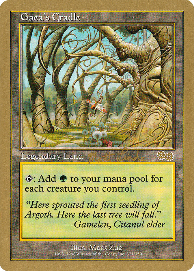 Gaea's Cradle (Matt Linde) [World Championship Decks 1999] | Gaming Infinity