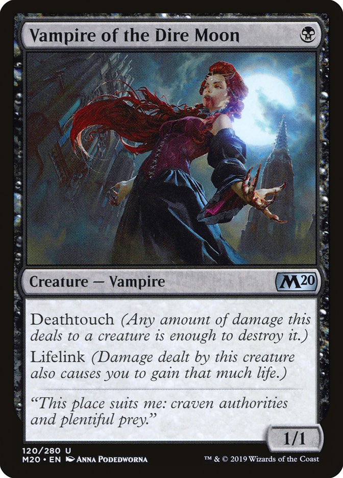 Vampire of the Dire Moon [Core Set 2020] | Gaming Infinity