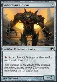 Saberclaw Golem [Scars of Mirrodin] | Gaming Infinity