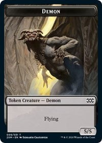 Demon // Marit Lage Double-sided Token [Double Masters Tokens] | Gaming Infinity