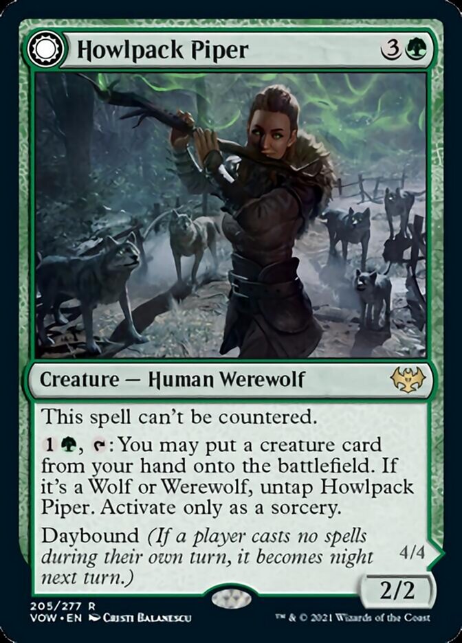 Howlpack Piper // Wildsong Howler [Innistrad: Crimson Vow] | Gaming Infinity