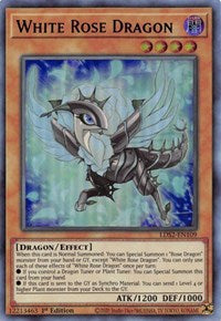 White Rose Dragon (Green) [LDS2-EN109] Ultra Rare | Gaming Infinity