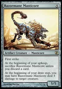 Razormane Masticore [Duel Decks: Elspeth vs. Tezzeret] | Gaming Infinity