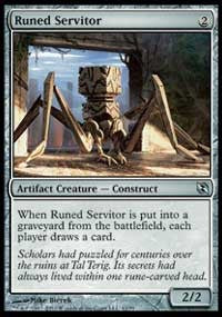 Runed Servitor [Duel Decks: Elspeth vs. Tezzeret] | Gaming Infinity