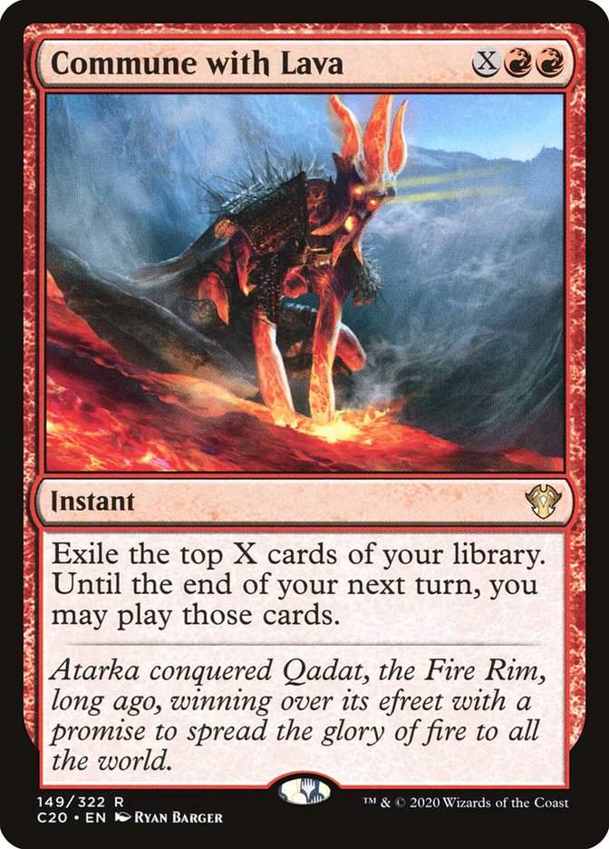 Commune with Lava [Commander 2020] | Gaming Infinity