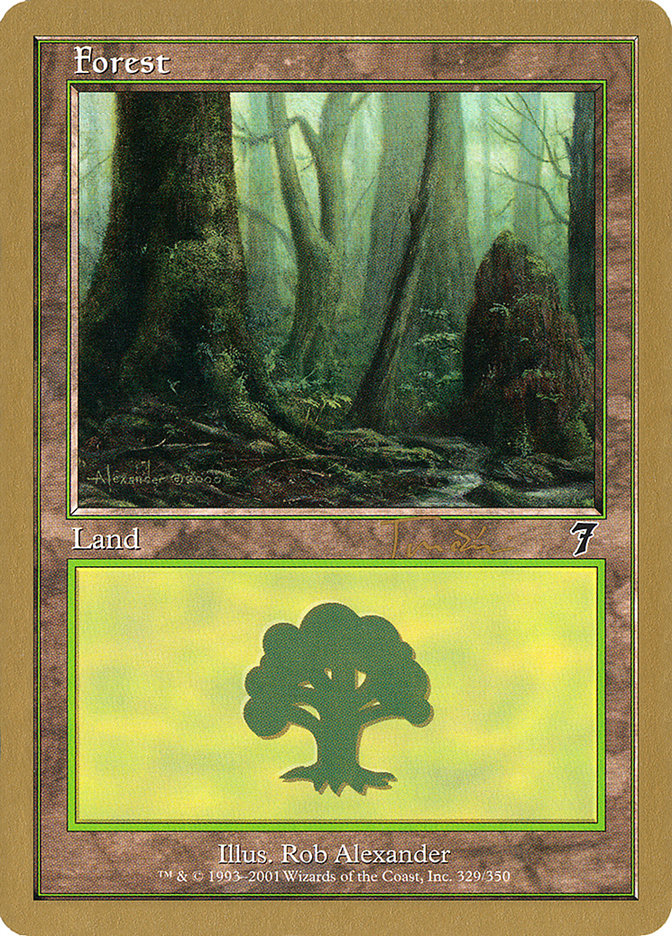 Forest (jt329) (Jan Tomcani) [World Championship Decks 2001] | Gaming Infinity