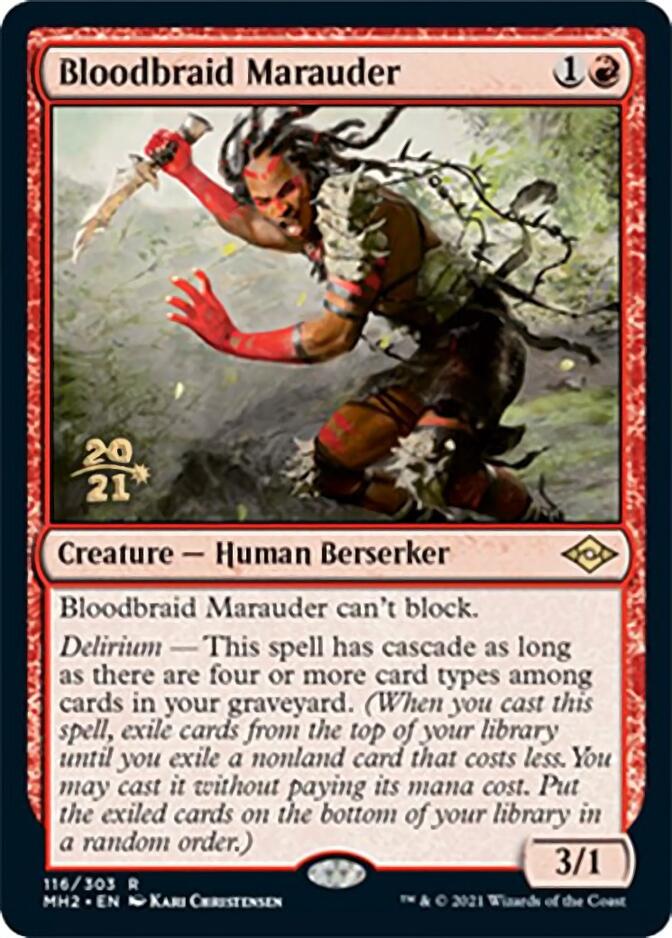 Bloodbraid Marauder [Modern Horizons 2 Prerelease Promos] | Gaming Infinity