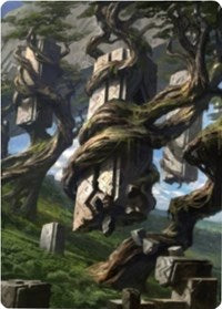 Forest 2 Art Card [Zendikar Rising Art Series] | Gaming Infinity