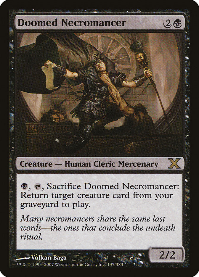 Doomed Necromancer [Tenth Edition] | Gaming Infinity