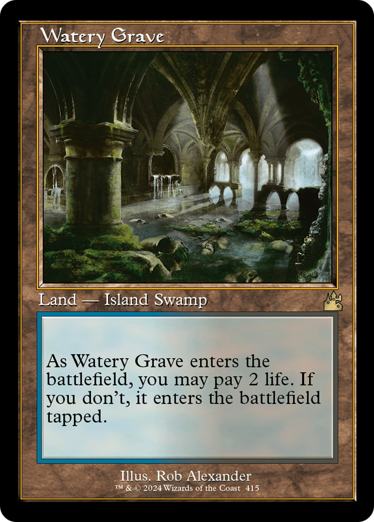 Watery Grave (Retro) [Ravnica Remastered] | Gaming Infinity