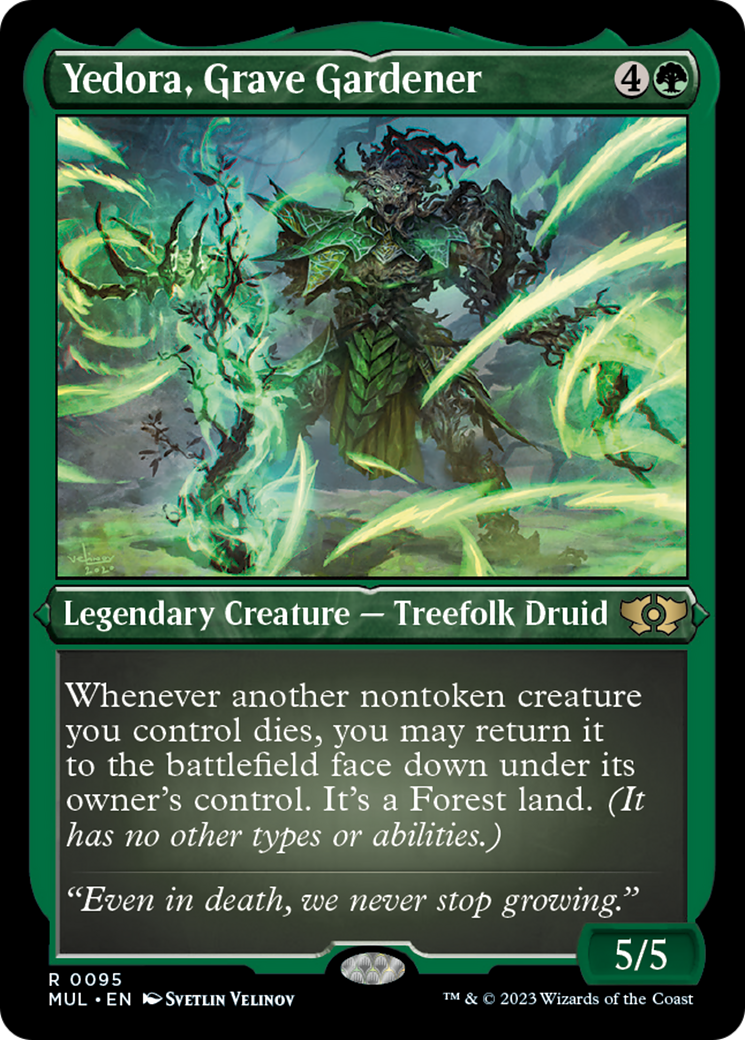 Yedora, Grave Gardener (Foil Etched) [Multiverse Legends] | Gaming Infinity