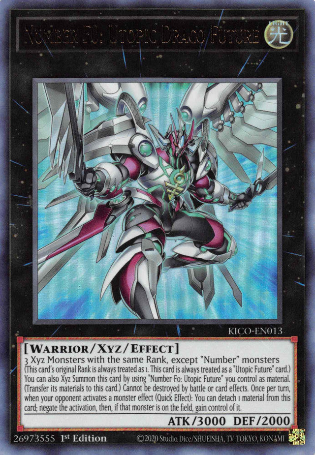 Number F0: Utopic Draco Future (Ultra Rare) [KICO-EN013] Ultra Rare | Gaming Infinity