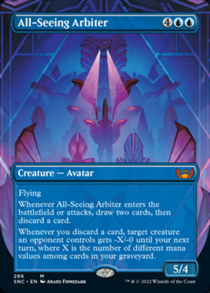 All-Seeing Arbiter (Borderless Alternate Art) [Streets of New Capenna] | Gaming Infinity