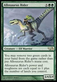 Allosaurus Rider [Duel Decks: Elves vs. Goblins] | Gaming Infinity