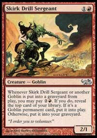 Skirk Drill Sergeant [Duel Decks: Elves vs. Goblins] | Gaming Infinity