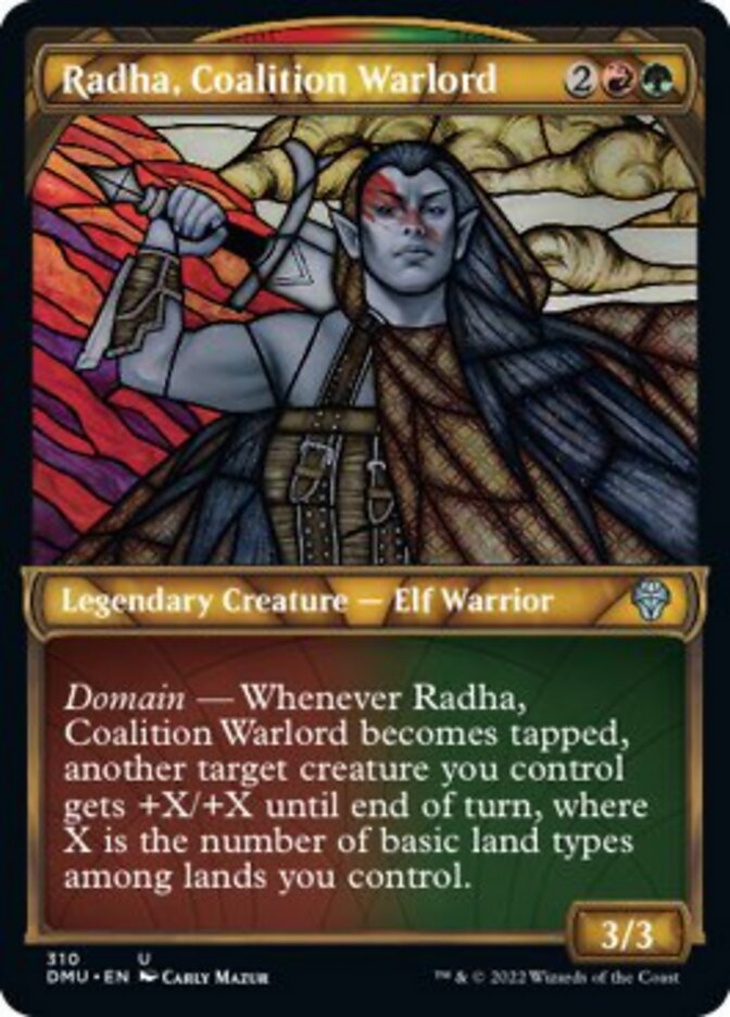 Radha, Coalition Warlord (Showcase) [Dominaria United] | Gaming Infinity