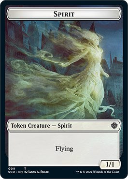 Cat Bird // Spirit Double-Sided Token [Starter Commander Decks] | Gaming Infinity