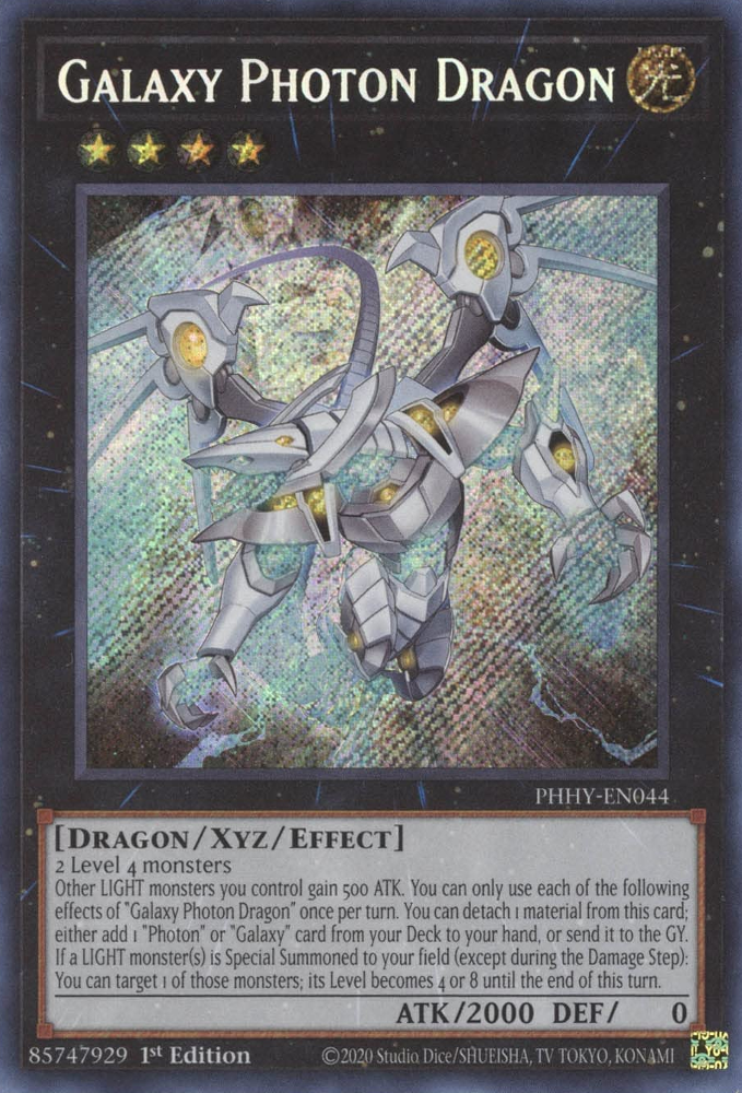 Galaxy Photon Dragon [PHHY-EN044] Secret Rare | Gaming Infinity