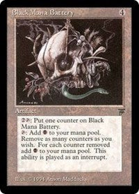 Black Mana Battery [Legends] | Gaming Infinity
