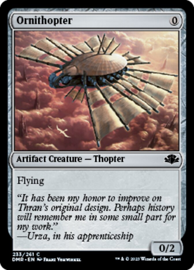 Ornithopter [Dominaria Remastered] | Gaming Infinity