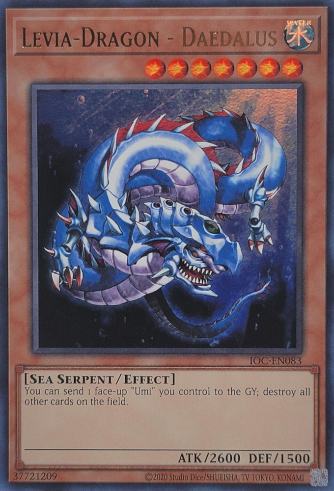 Levia-Dragon - Daedalus (25th Anniversary) [IOC-EN083] Ultra Rare | Gaming Infinity
