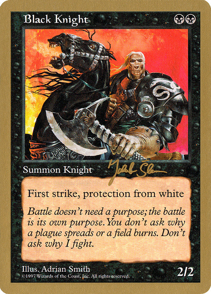 Black Knight (Jakub Slemr) [World Championship Decks 1997] | Gaming Infinity