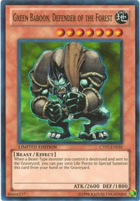 Green Baboon, Defender of the Forest [2010 Collectors Tins] [CT07-EN010] | Gaming Infinity