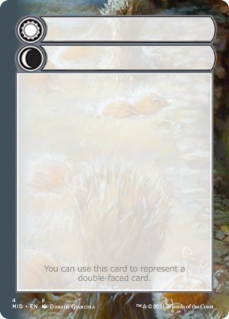 Helper Card (4/9) [Innistrad: Midnight Hunt Tokens] | Gaming Infinity