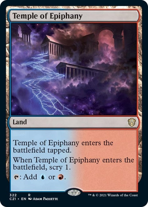 Temple of Epiphany [Commander 2021] | Gaming Infinity